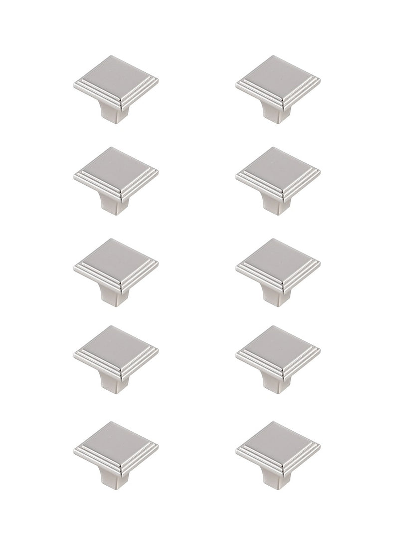 Elegant Lighting KB2012-NK-10PK Knob Multipack (Set of 10), Brushed Nickel