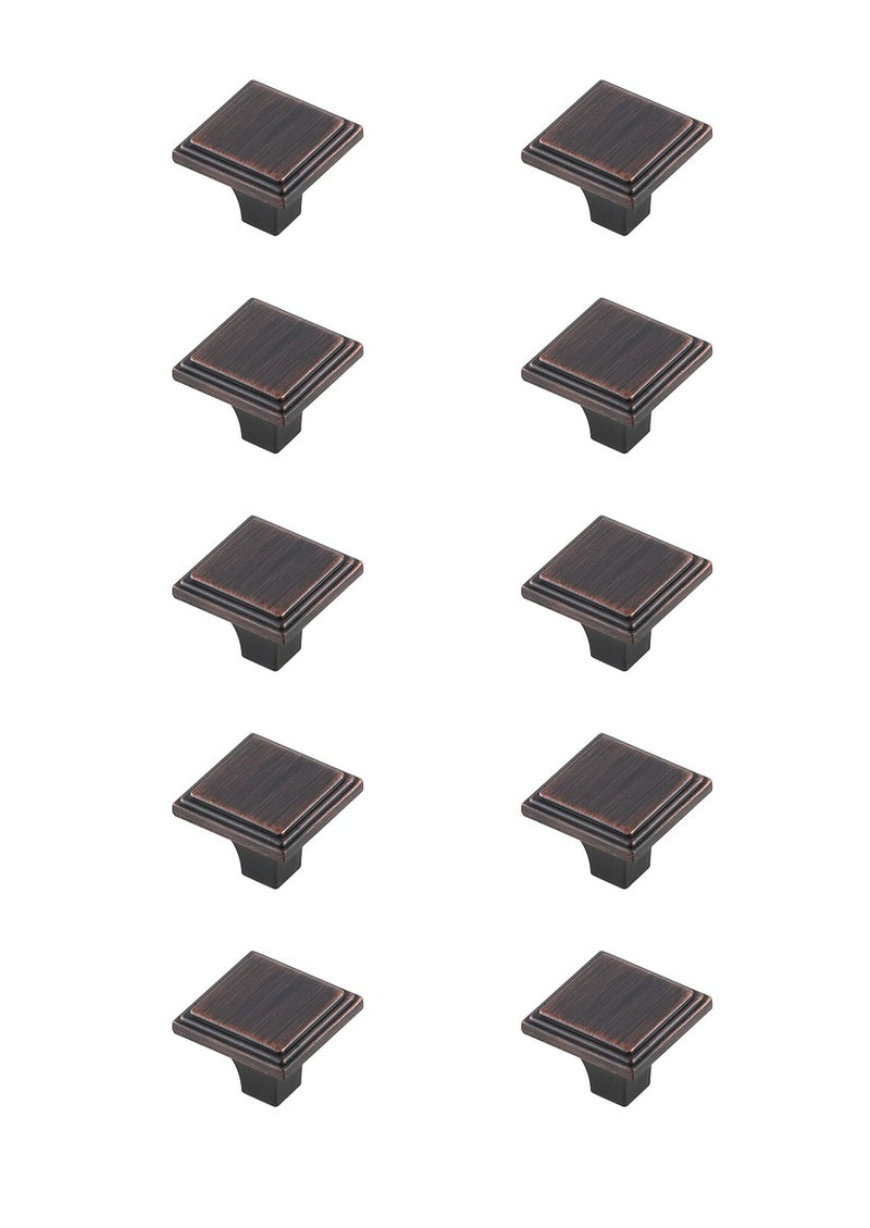Elegant Lighting KB2012-ORB-10PK Knob Multipack (Set of 10), Oil-rubbed Bronze