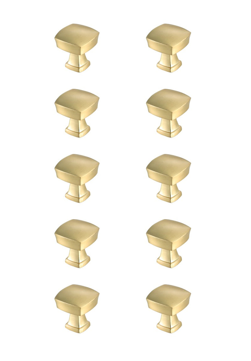 Elegant Lighting KB2022-GD-10PK Knob Multipack (Set of 10), Brushed Gold