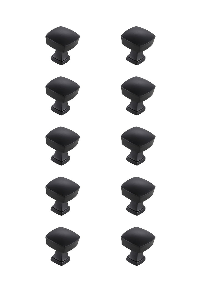 Elegant Lighting KB2022-MB-10PK Knob Multipack (Set of 10), Matte Black