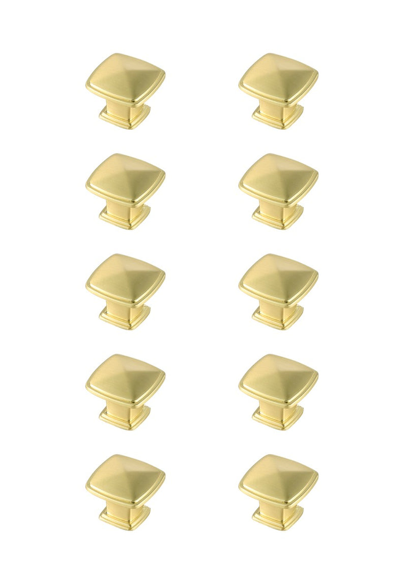 Elegant Lighting KB2023-GD-10PK Knob Multipack (Set of 10), Brushed Gold
