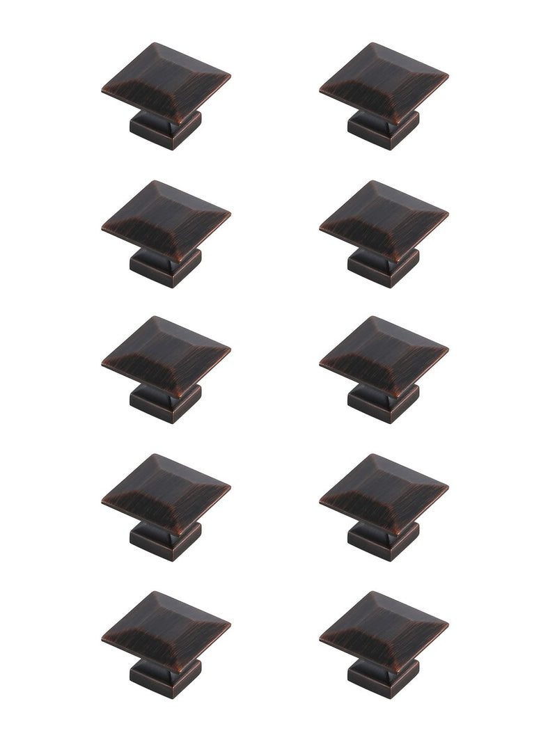 Elegant Lighting KB2025-ORB-10PK Knob Multipack (Set of 10), Oil-rubbed Bronze