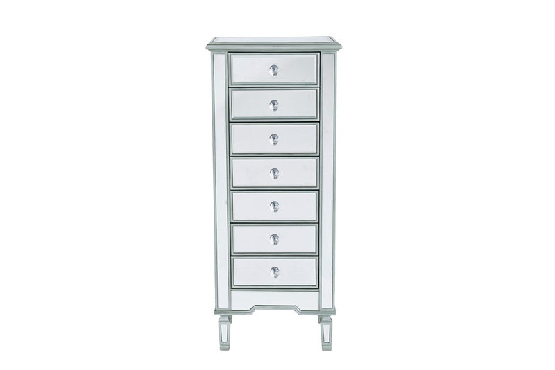 Elegant Lighting MF6-1047S Chest, Antique Silver