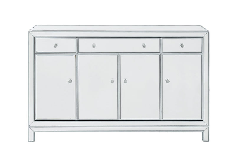 Elegant Lighting MF72001 Cabinet, Antique Silver