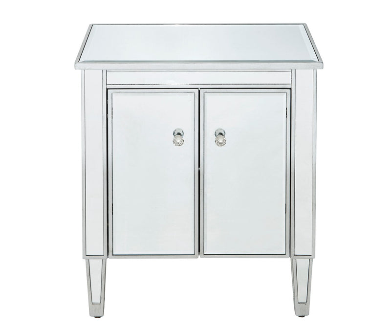 Elegant Lighting MF72020 Cabinet, Antique Silver