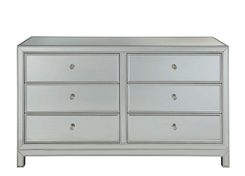 Elegant Lighting MF72036 Dresser, Antique Silver