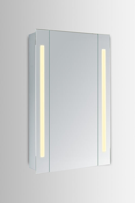 Elegant Lighting MRE8002 Cabinet, Silver