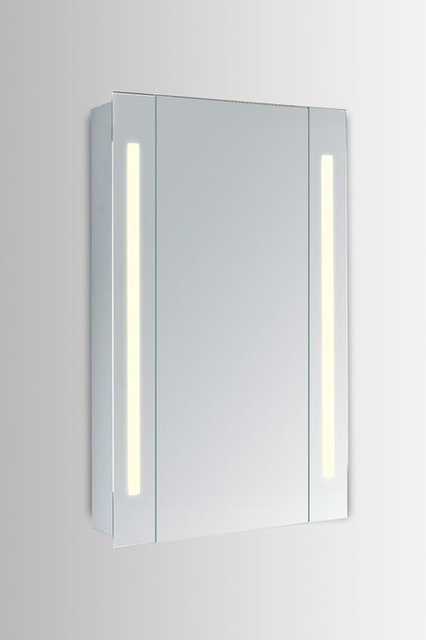 Elegant Lighting MRE8012 Cabinet, Silver