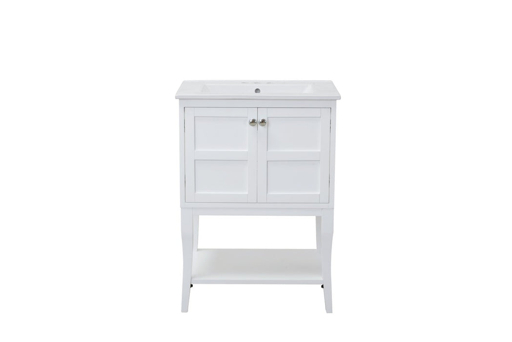Elegant Lighting VF2100 Cabinet, white