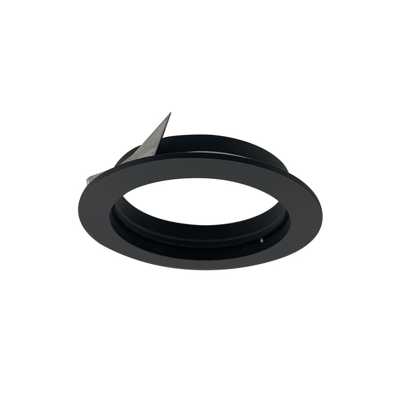 Nora Lighting NIO-4PRTFABB Trimless to Flanged Converter Accessory, Black