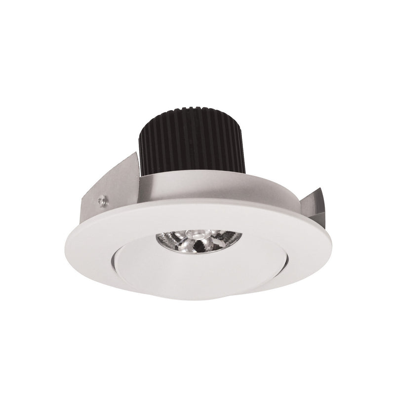 Nora Lighting NIO-4RC27QWW LED Adjustable Cone Reflector, White Reflector / White Flange