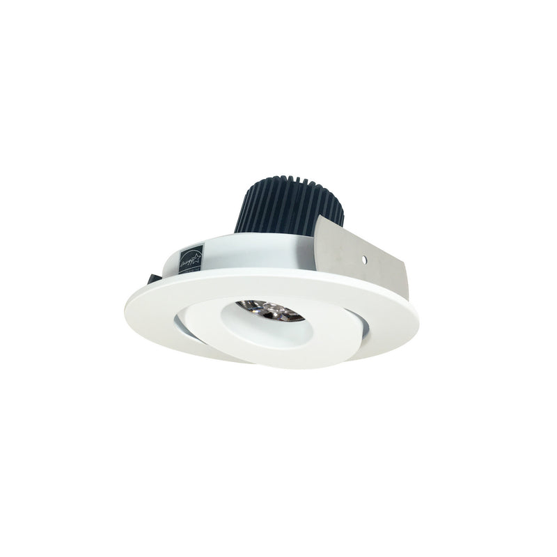 Nora Lighting NIO-4RG40QMPW LED Adjustable Gimbal, Matte Powder White