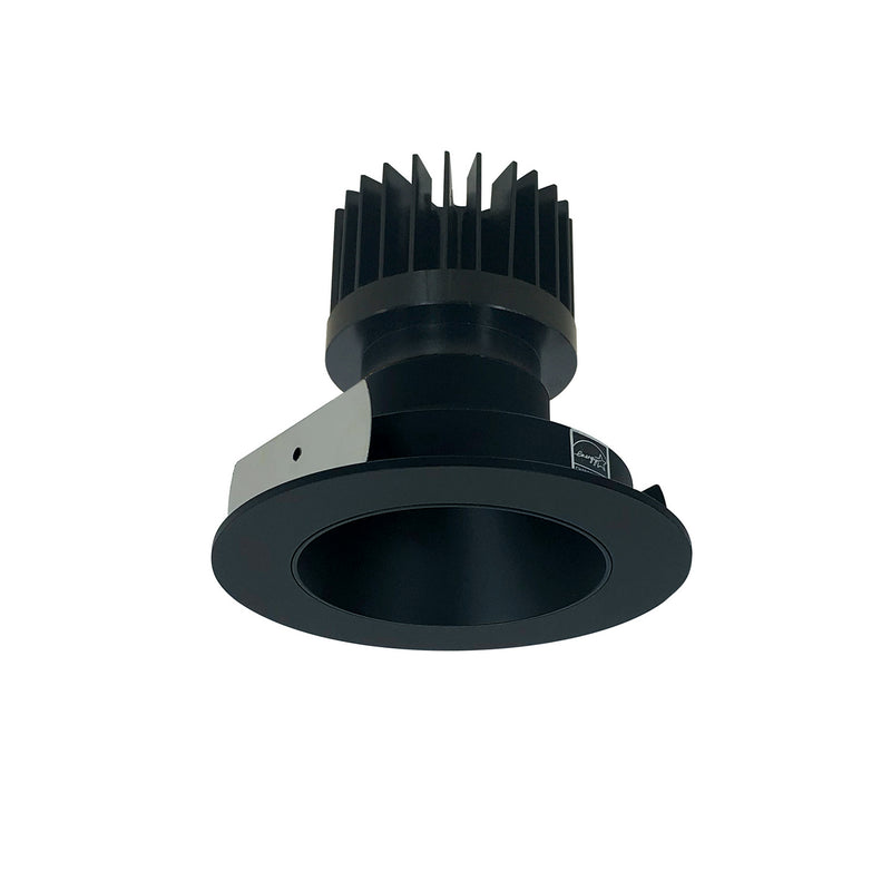 Nora Lighting NIO-4RNDC50XBB/HL Reflector Non-Adjustable Trim, Black Reflector / Black Flange