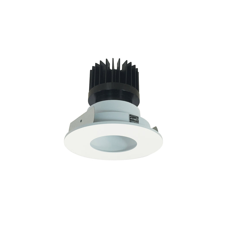Nora Lighting NIO-4RPH27XMPW/HL Pinhole Non-Adjustable Trim, Matte Powder White Pinhole / Matte Powder White Flange