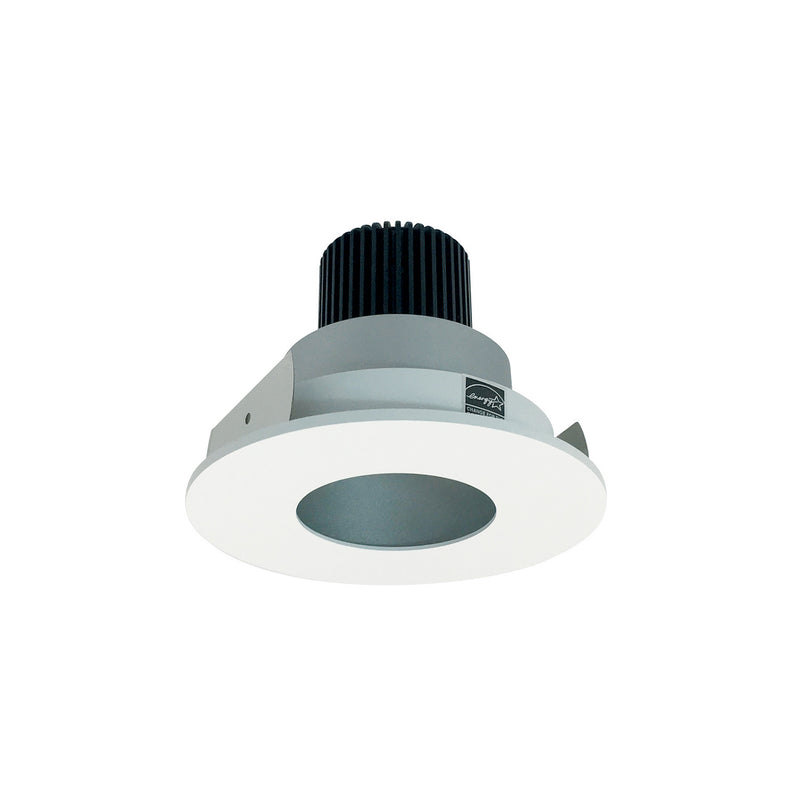 Nora Lighting NIO-4RPH35QHZMPW LED Pinhole, Haze Pinhole / Matte Powder White Flange