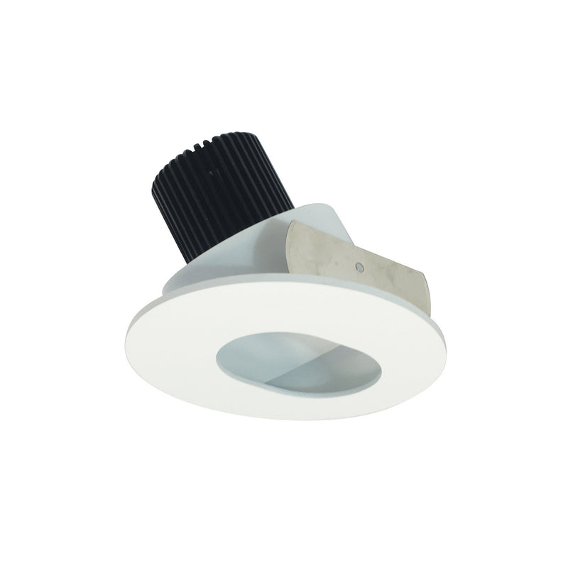 Nora Lighting NIO-4RSL27QMPW LED Adjustable Slot Aperture, Matte Powder White Slot Aperture / Matte Powder White Flange