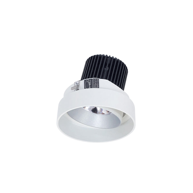 Nora Lighting NIO-4RTLA35QHZMPW LED Trimless Adjustable, Haze Adjustable / Matte Powder White Reflector
