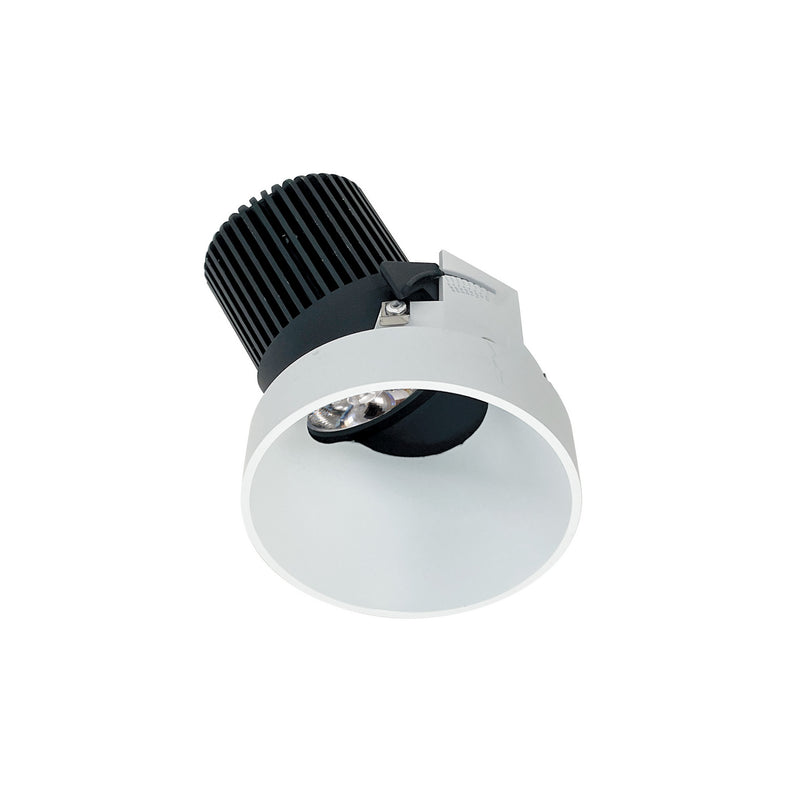 Nora Lighting NIO-4RTSLA27QMPW LED Trimless Adjustable Slot, Matte Powder White