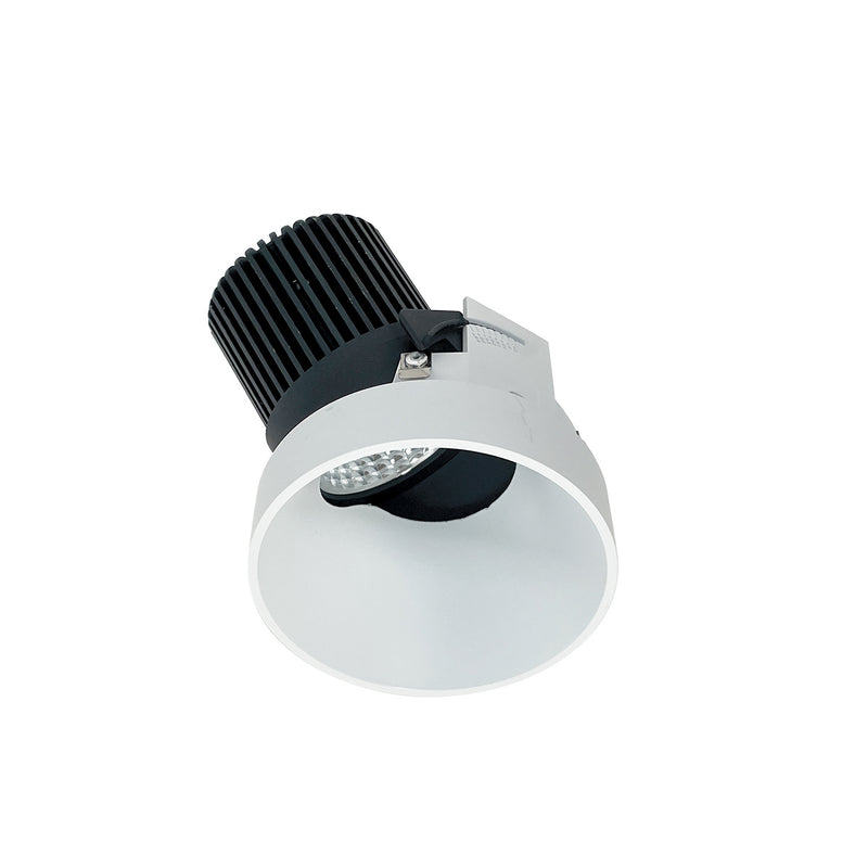 Nora Lighting NIO-4RTSLA27XMPW/10 LED Trimless Adjustable Slot, Matte Powder White