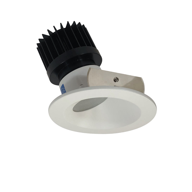 Nora Lighting NIO-4RW40XMPW/HL LED Wall Wash, Matte Powder White Reflector / Matte Powder White Flange