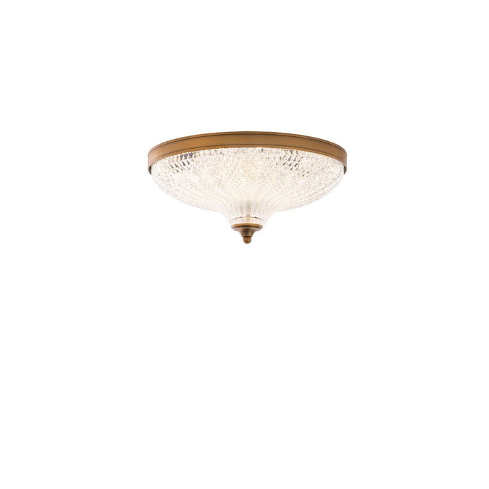 Schonbek S6012-700O LED Flush Mount, Aged Brass