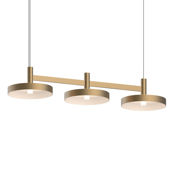 Sonneman 1783.14-PAN LED Linear Pendant, Brass