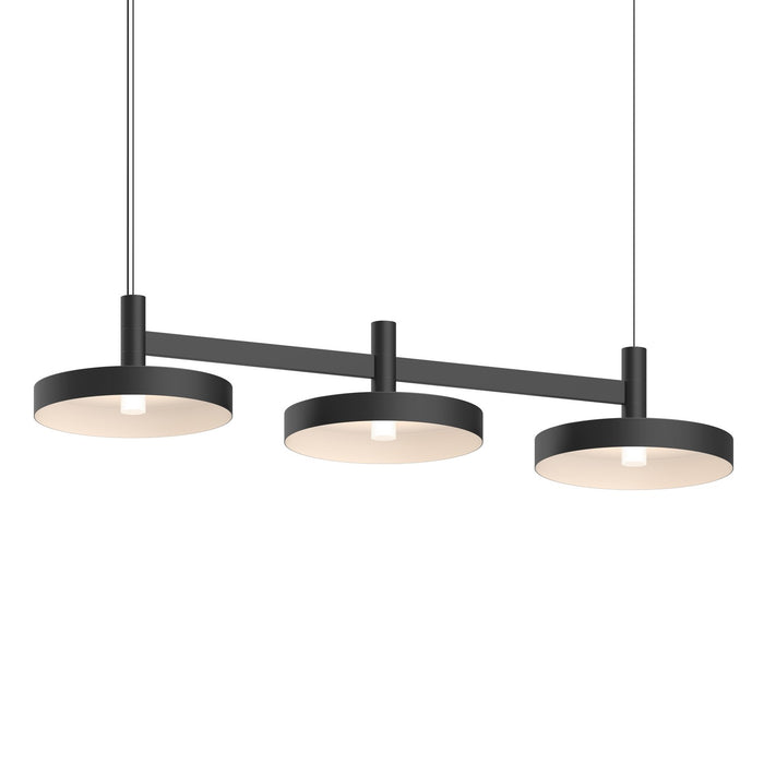 Sonneman 1783.25-PAN LED Linear Pendant, Satin Black