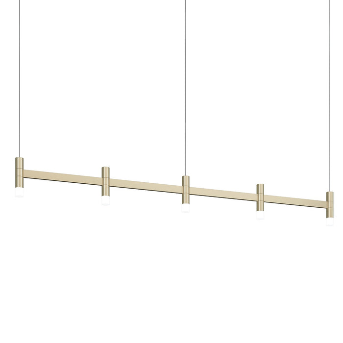Sonneman 1785.14 LED Linear Pendant, Brass