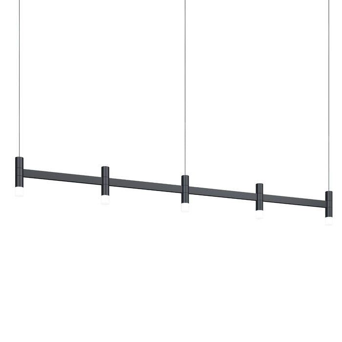 Sonneman 1785.25 LED Linear Pendant, Satin Black
