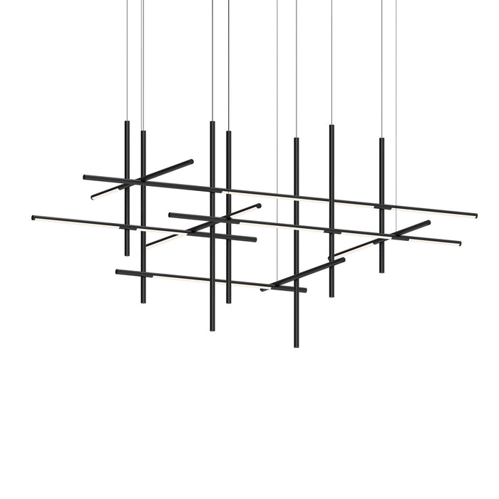 Sonneman 2099.25 LED Pendant, Satin Black