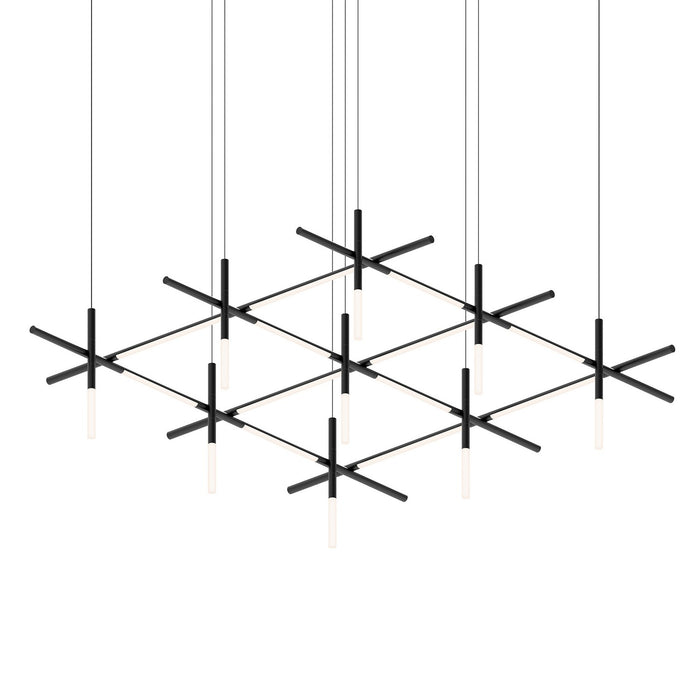 Sonneman 2105.25 LED Pendant, Satin Black