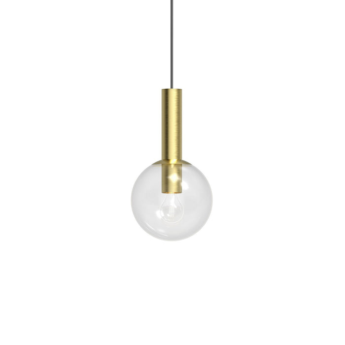 Sonneman 3760.38 One Light Pendant, Satin Brass