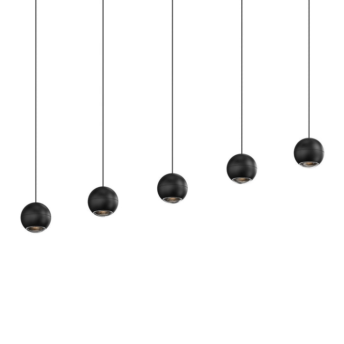 Sonneman 7508.97 LED Linear Pendant, Textured Black