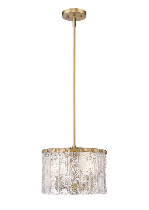Z-Lite 1943P12-MGLD Three Light Pendant, Modern Gold