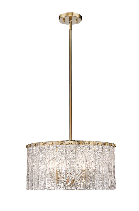Z-Lite 1943P18-MGLD Five Light Pendant, Modern Gold