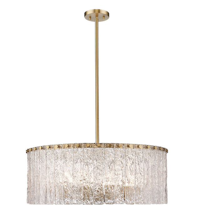 Z-Lite 1943P26-MGLD Ten Light Chandelier, Modern Gold