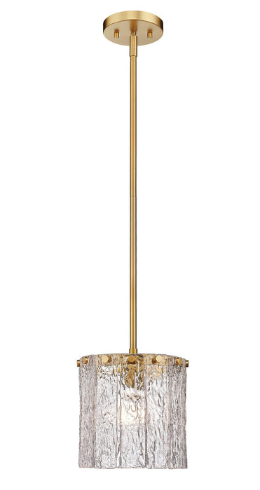 Z-Lite 1943P8-MGLD One Light Pendant, Modern Gold
