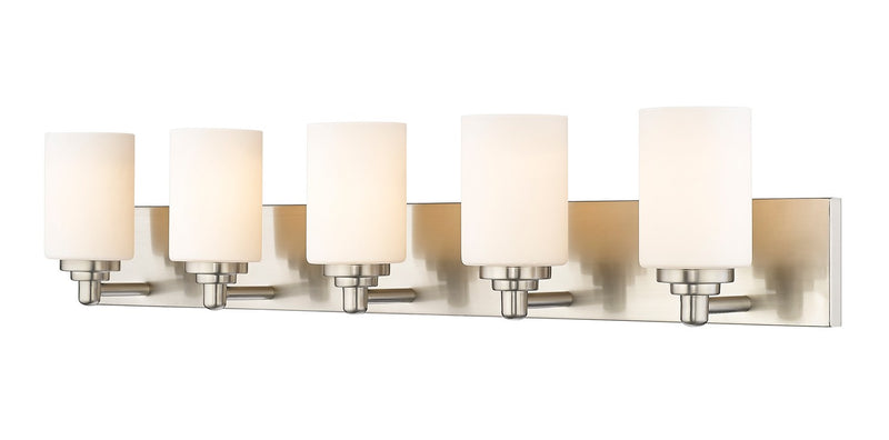 Z-Lite 485-5V-BN Five Light Vanity, Brushed Nickel