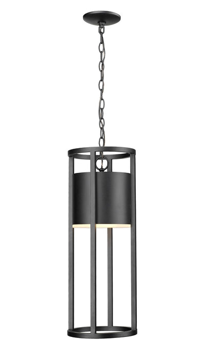 Z-Lite 517CHB-BK-LED LED Outdoor Chain Mount Ceiling Fixture, Black