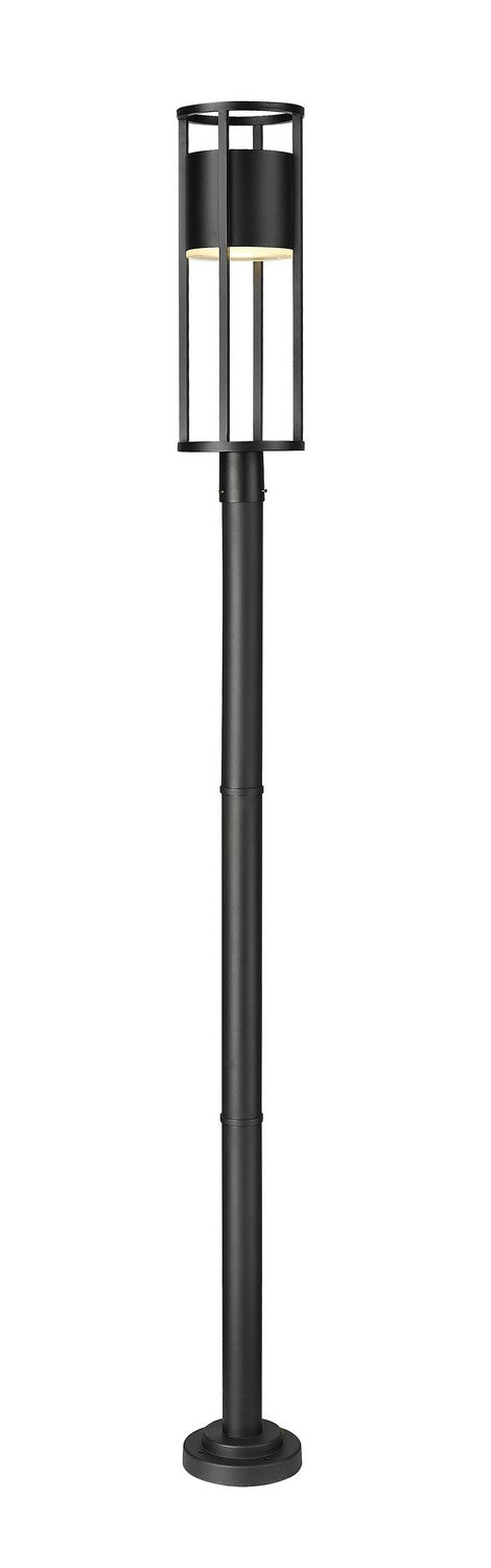 Z-Lite 517PHB-567P-BK-LED LED Outdoor Post Moun Fixture, Black