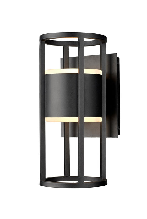 Z-Lite 517S-BK-LED LED Outdoor Wall Mount, Black