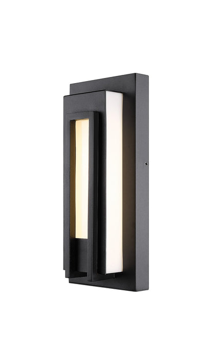 Z-Lite 520S-BK-LED LED Outdoor Wall Mount, Black