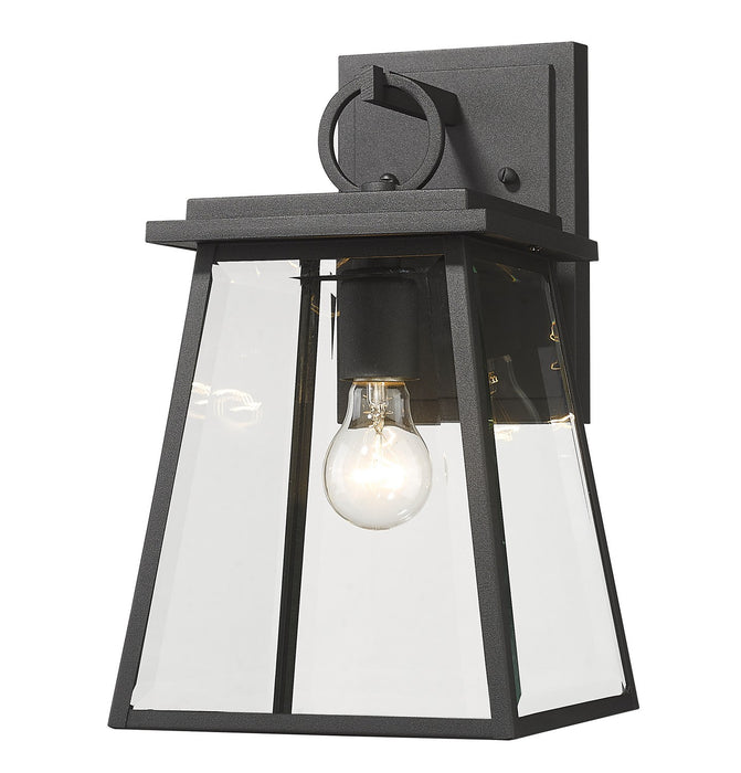 Z-Lite 521S-BK One Light Outdoor Wall Light, Black
