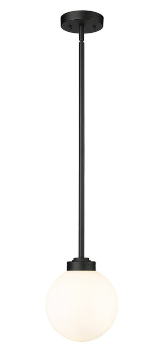Z-Lite 597P8-BK One Light Outdoor Pendant, Black