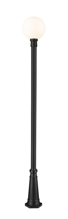 Z-Lite 597PHB-519P-BK One Light Outdoor Post Mounted Fixture, Black