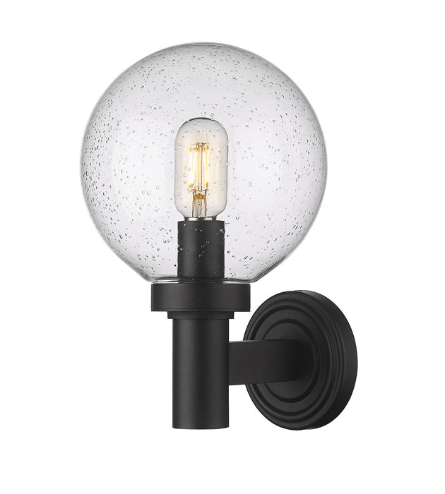 Z-Lite 599M-BK One Light Outdoor Wall Light, Black