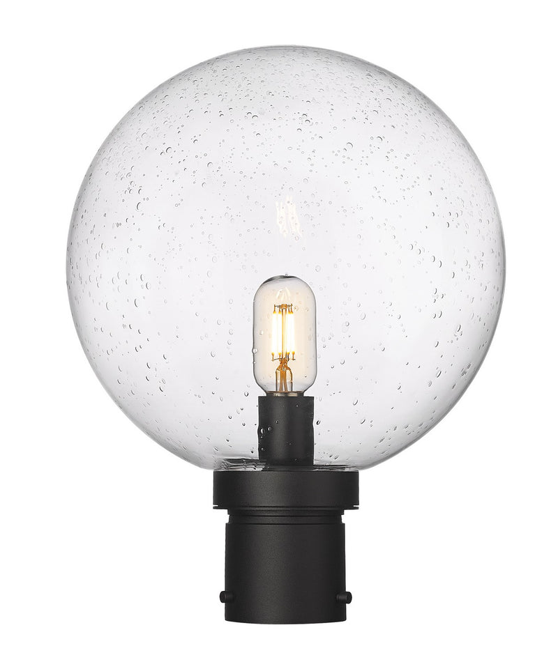 Z-Lite 599PHB-BK One Light Outdoor Post Mount Fixture, Black