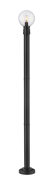 Z-Lite 599PHM-567P-BK One Light Outdoor Post Mounted Fixture, Black
