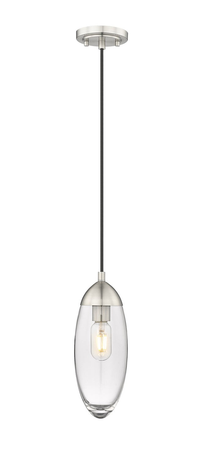 Z-Lite 651P-BN One Light Pendant, Brushed Nickel