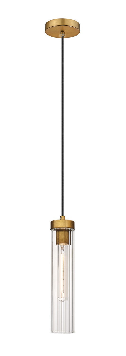 Z-Lite 740P-RB One Light Pendant, Rubbed Brass
